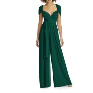 Dessy twist wrap jumpsuit
